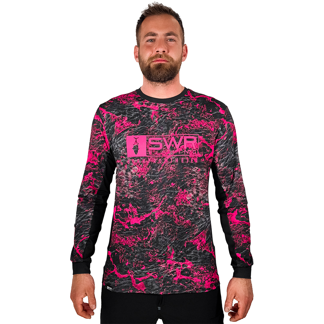 T-SHIRT TECNICA M/L AIRFLOW STORM ACID PINK